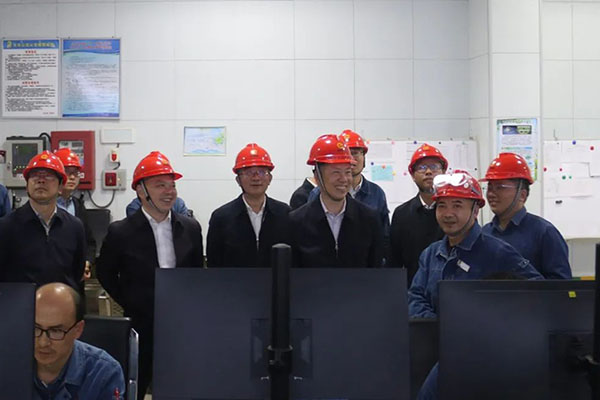 市政协副主席、应急管理局局长李华桂带队到公司调研